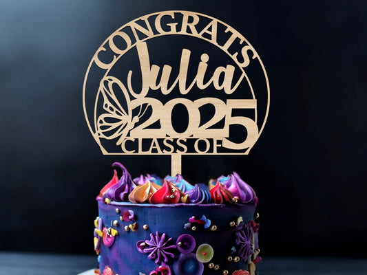 Class of 2025 Graduation Cake Topper