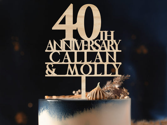 Cake Topper for Anniversary