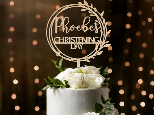 Cake Topper for Christening