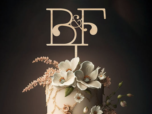 Characters Wedding Cake Topper