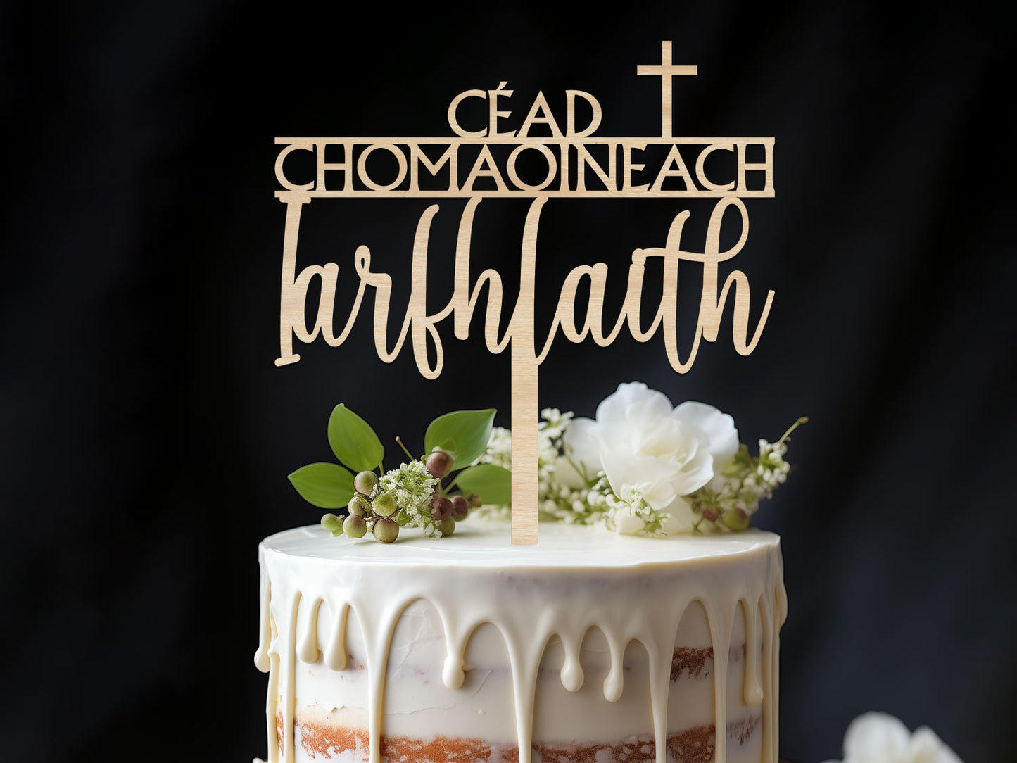 Cake Topper for Communion In Irish