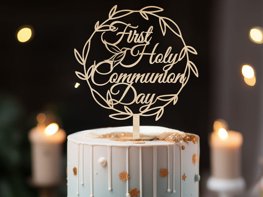 Non-Personalized Communion Cake Topper