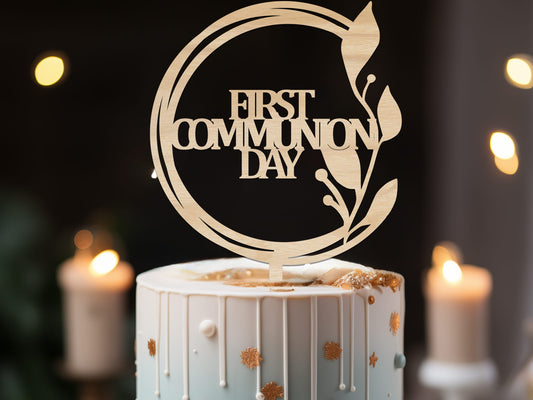 Non-Personalized Communion Cake Topper