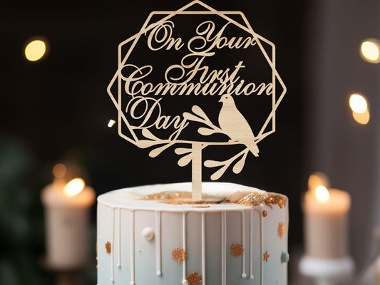 Non-Personalized Communion Cake Topper