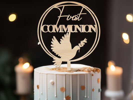Non-Personalized Communion Cake Topper