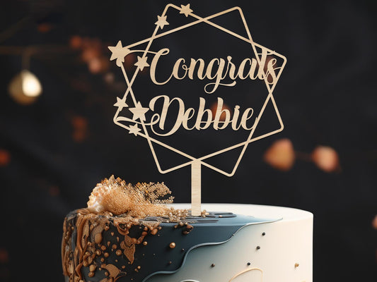 Congrats Cake Topper