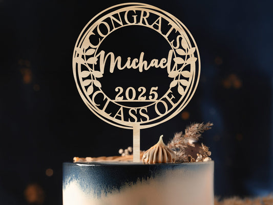 Congrats Class of 2025 Cake Topper