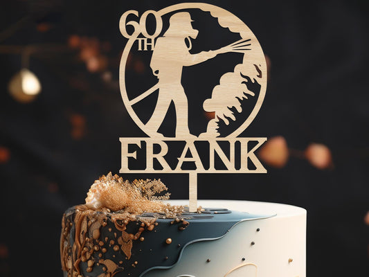 Fireman Birthday Cake Topper with name and age Ireland