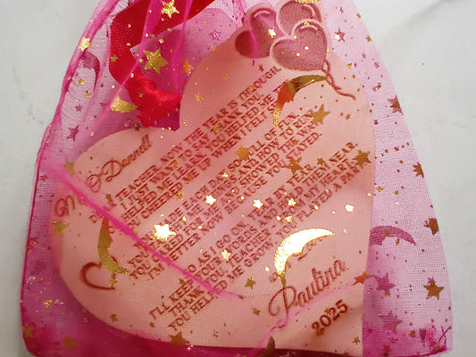 Heart Personalised Gift For Teacher