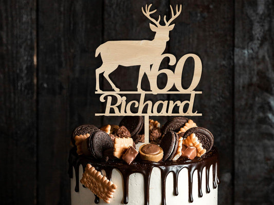 Hunting Birthday Cake Topper