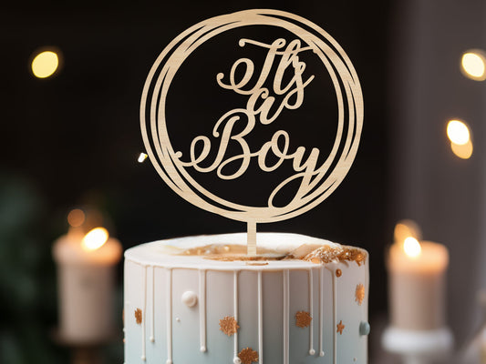 It's a Boy Cake Topper Ireland