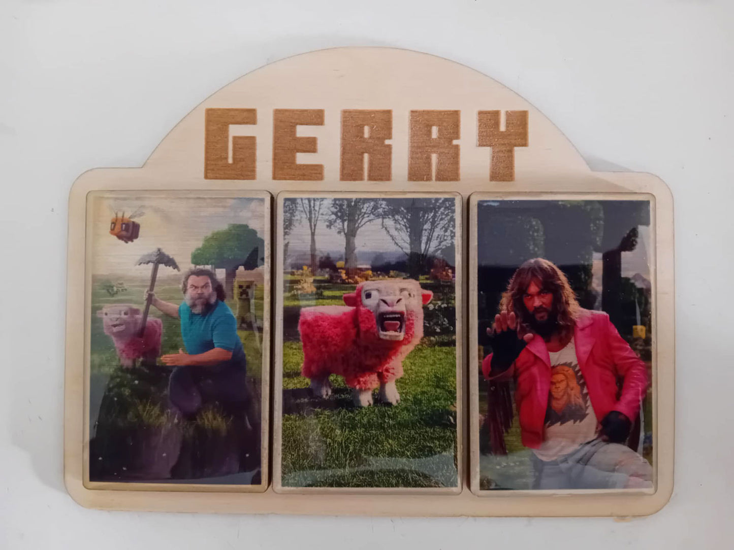 A Minecraft Movie Themed Child Room Sign