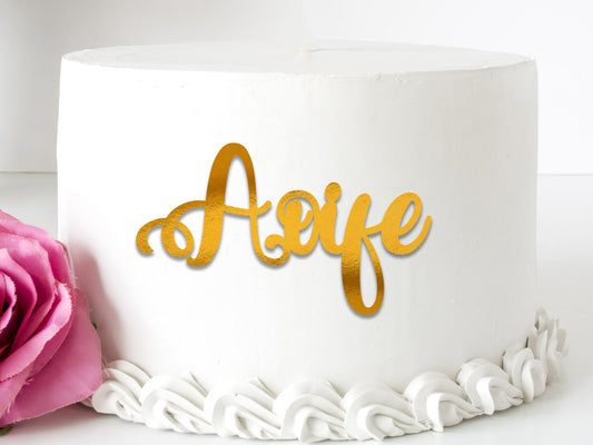 Acrylic Name Charm Topper Style2