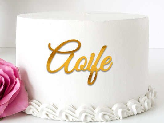 Acrylic Name Charm Topper Style3