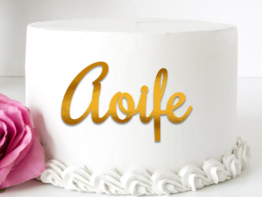 Acrylic Name Charm Topper Style6