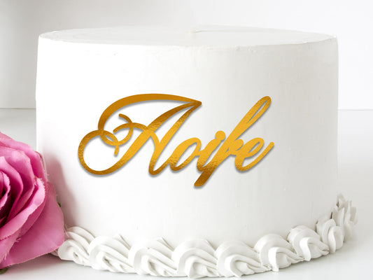 Acrylic Name Charm Topper Style7