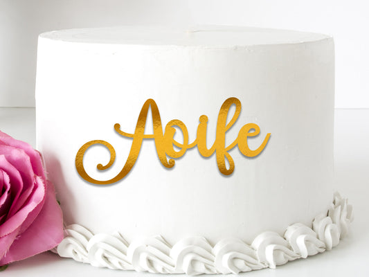 Acrylic Name Charm Topper Style8