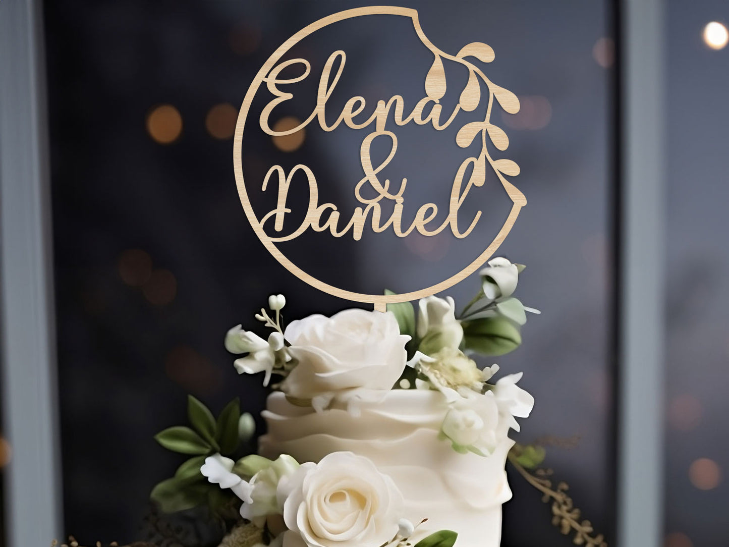 Wedding Cake Topper with names Ireland