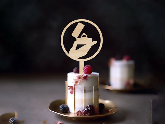 Wedding Ring Mini Wedding Cake Topper