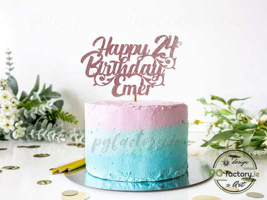 Happy Birthday Cake Topper - PG Factory