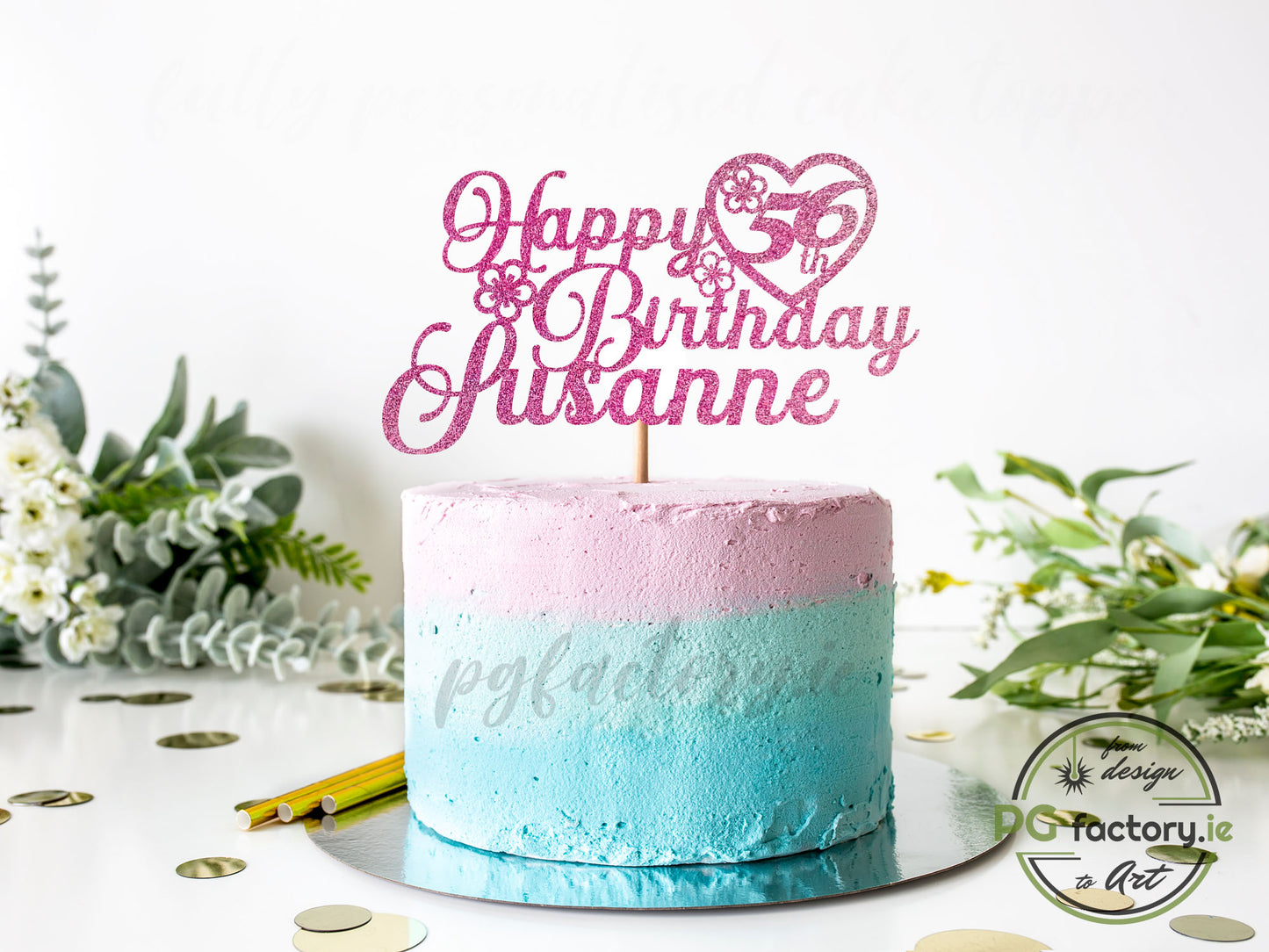 Happy Birthday Cake Topper - PG Factory