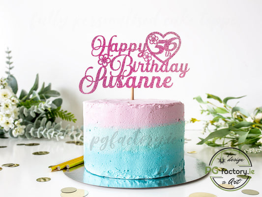 Happy Birthday Cake Topper - PG Factory