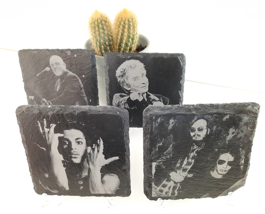 Engraved slate coaster - PG Factory