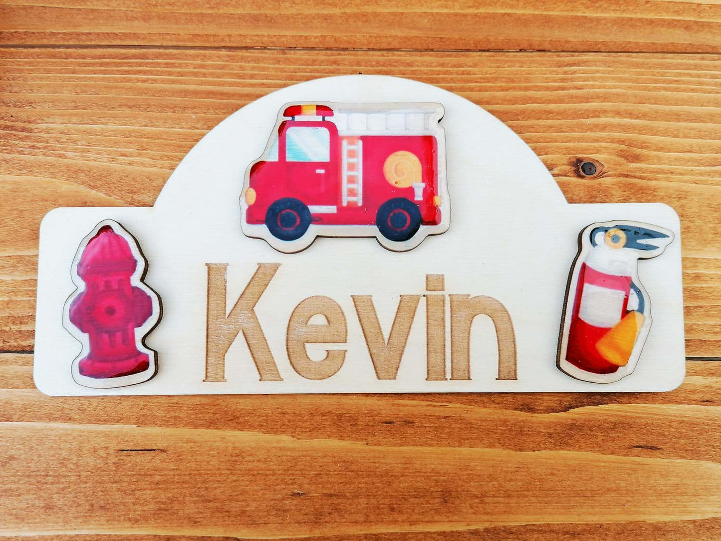 Firefighter Child Bedroom Sign