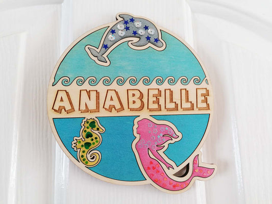 Mermaid Baby Bedroom Sign