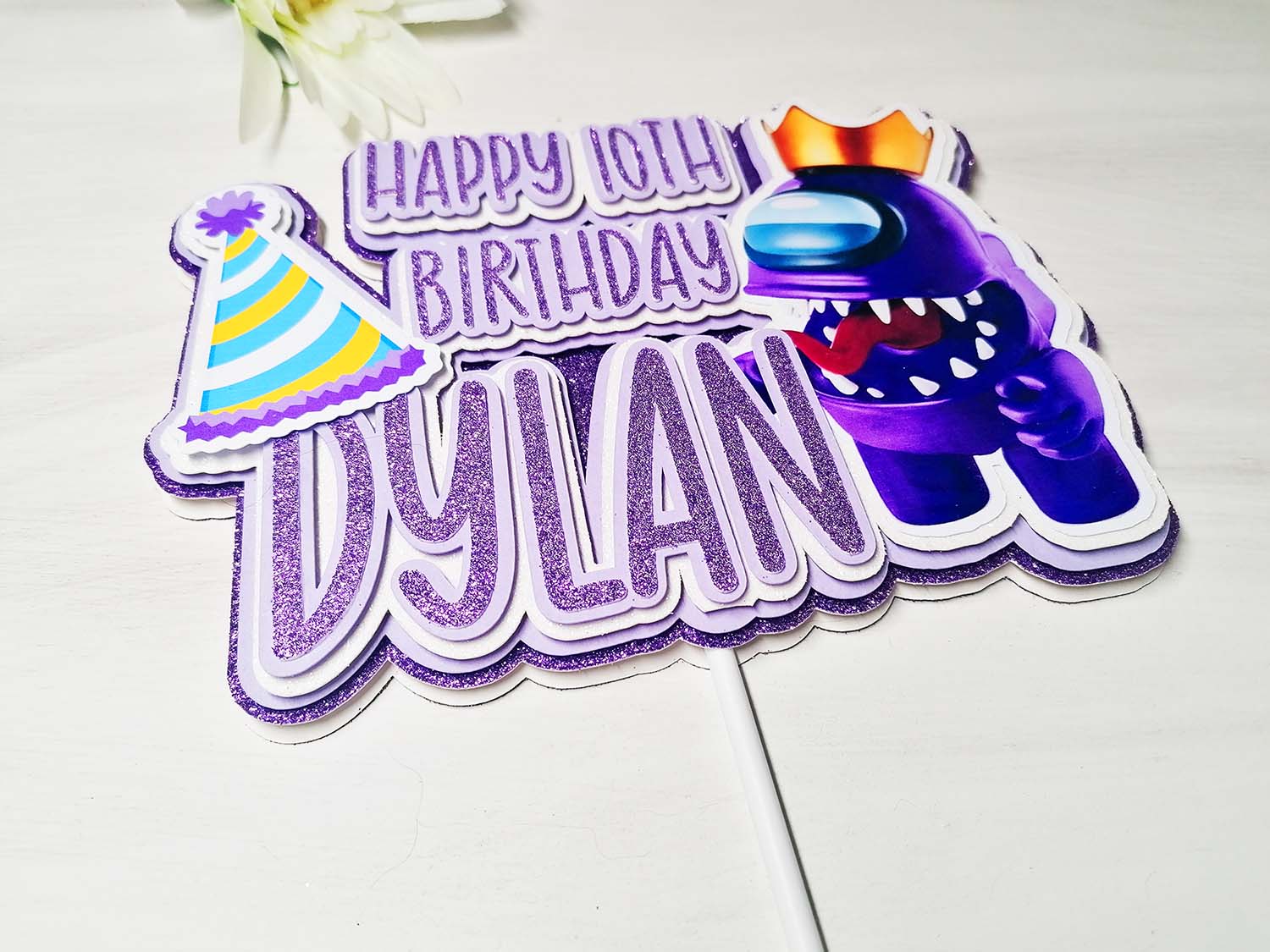 Among Us Cake Topper