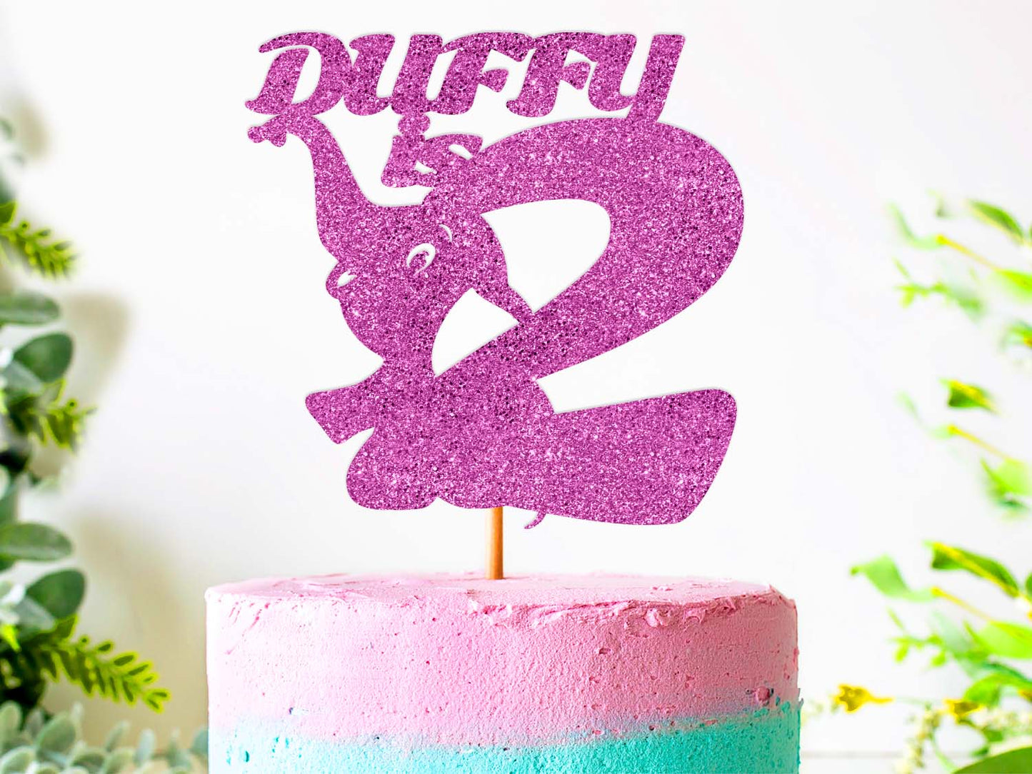 Baby Birthday Cake Topper Elephant Ireland