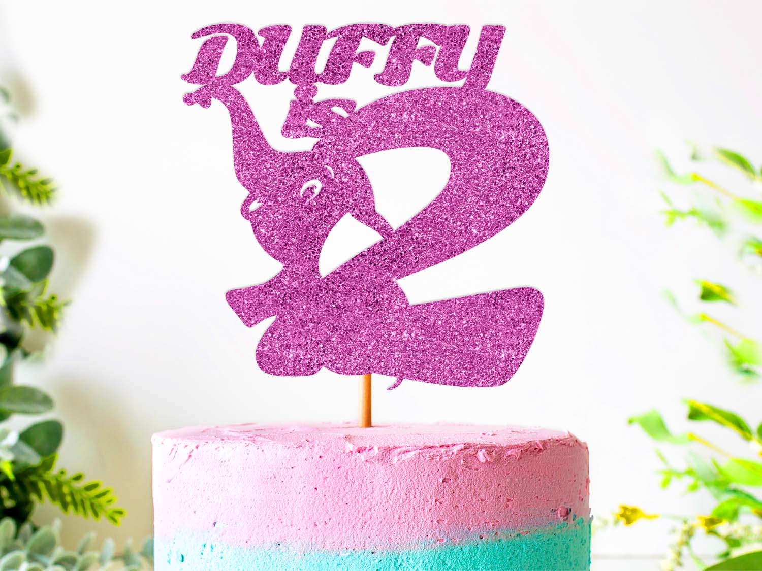 Baby Birthday Cake Topper Elephant Ireland