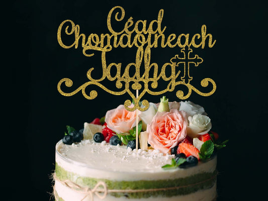 Céad Chomaoineach Cake Topper Ireland