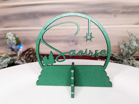 Personalised Christmas Place Name Card Ireland