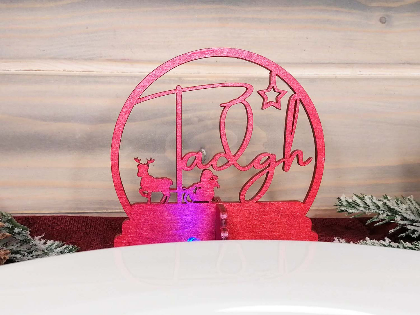 Place Card for Christmas Table Ireland