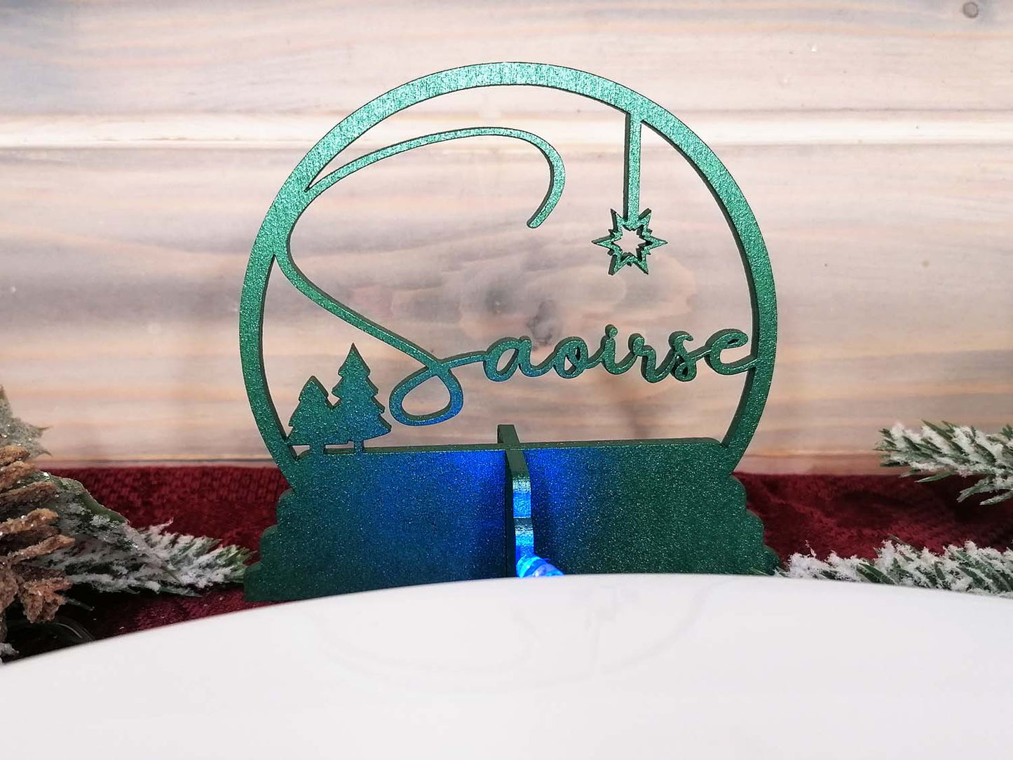 Personalised Christmas Place Name Card Ireland