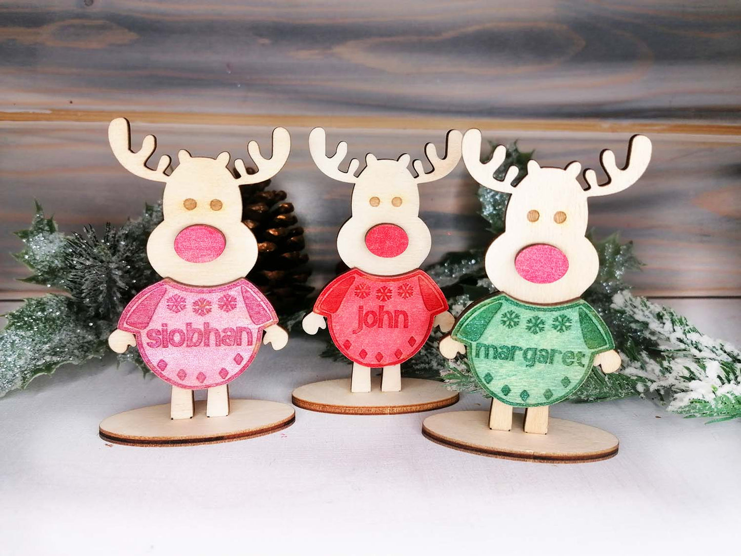 Personalised Rudolph Christmas Decoration