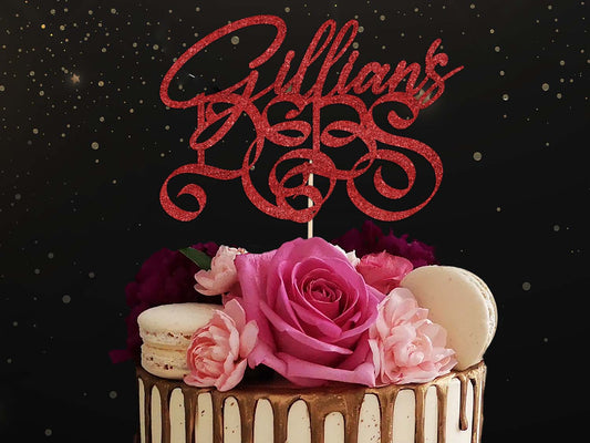 Debs Sparkly Glitter Cake Topper Ireland Dublin