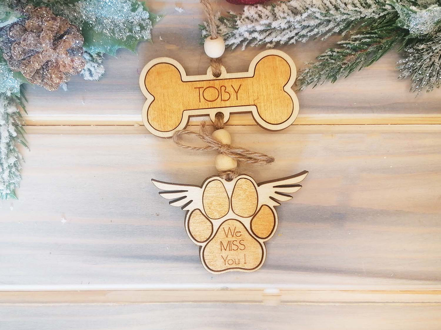 Doggy Angel Paw with Personalised Bone Ireland