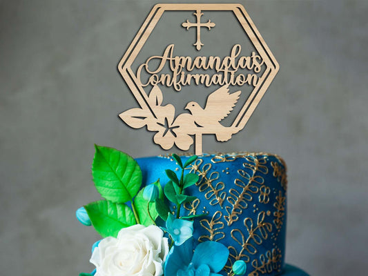 confirmation cake topper dublin