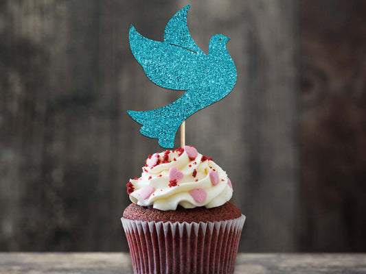 Communion Dove Cupcake Topper Ireland