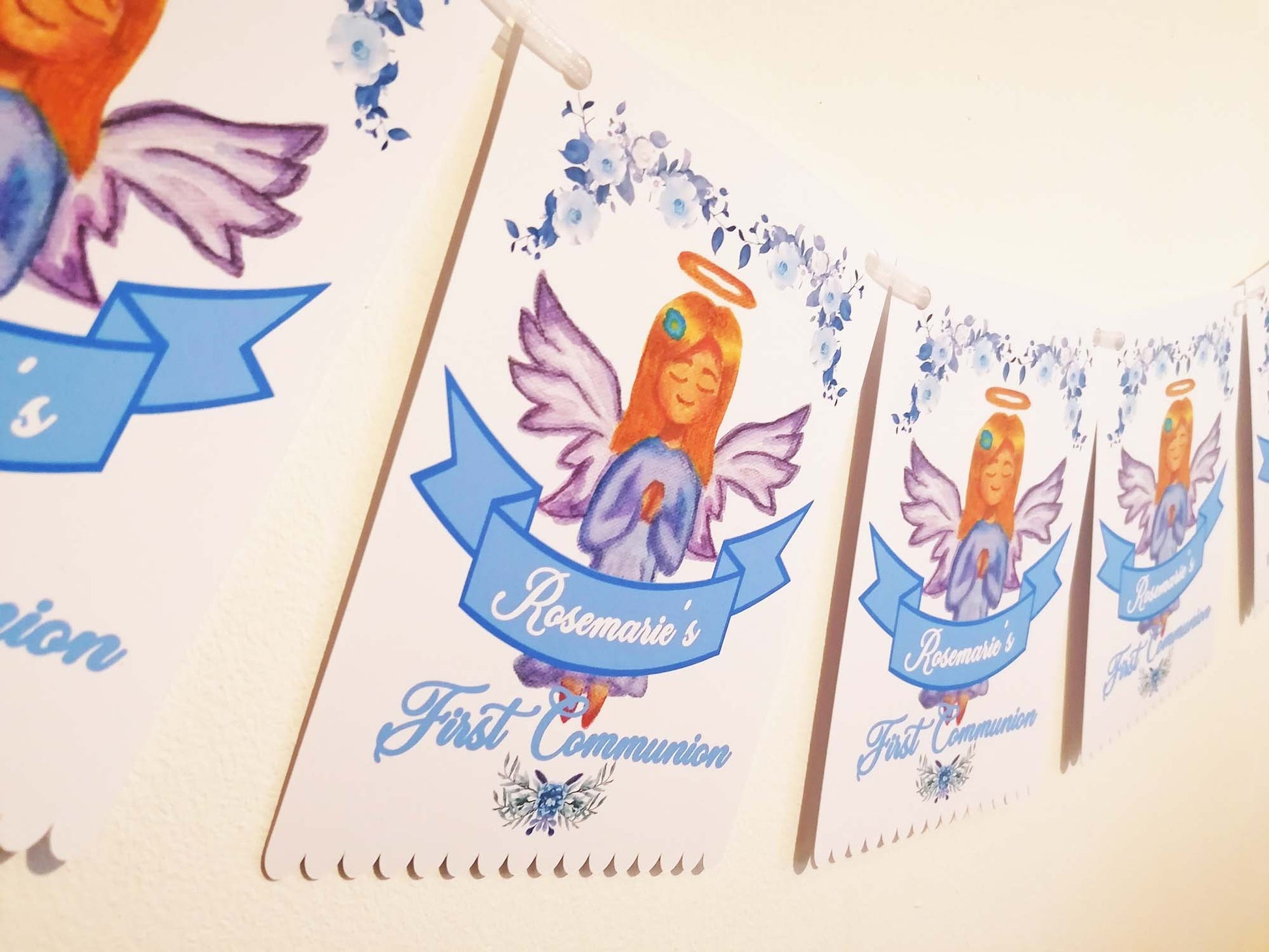 First Communion Angel Girl Bunting