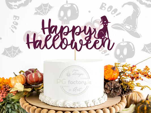 Happy Halloween Cake Topper - PG Factory