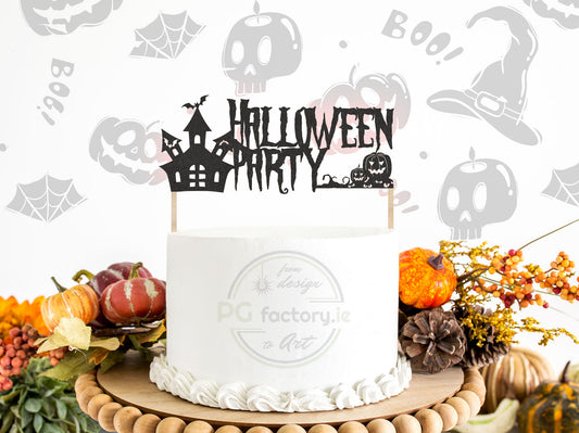 Halloween Party - Halloween Cake Topper - PG Factory