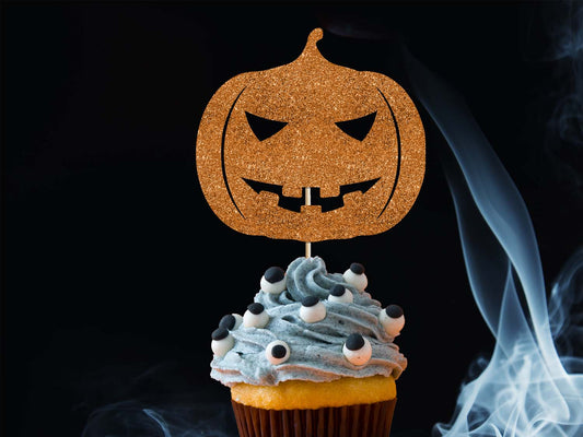 Pumpkin Halloween Cupcake Topper Party Supplies Ireland