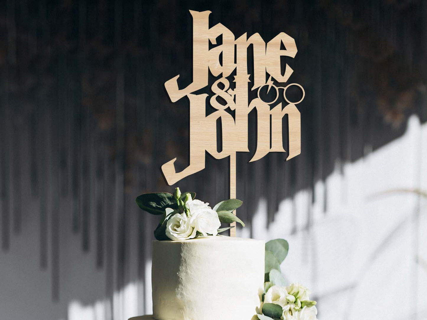 Harry Potter Themed Wedding Cake Topper