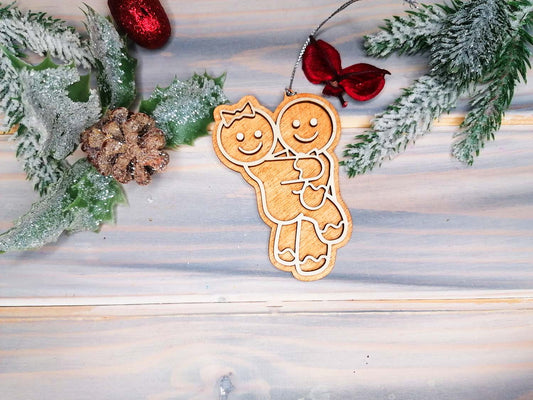 Sexy and Naughty Wooden made Christmas Decoration