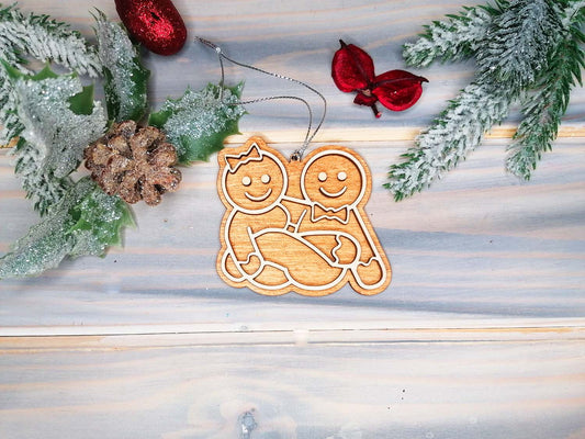 Sexy and Naughty Wooden made Christmas Decoration