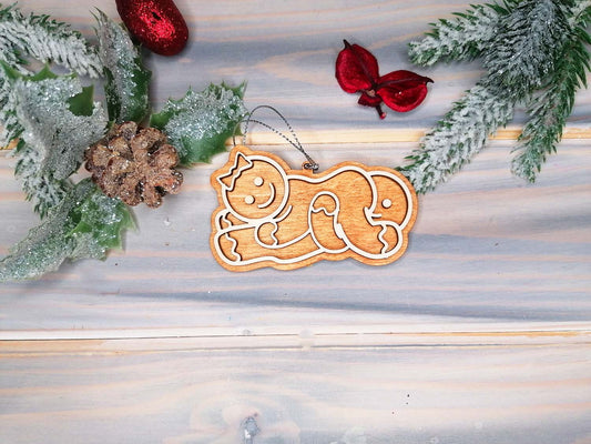 Sexy and Naughty Wooden made Christmas Decoration