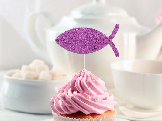 Ichthys Cupcake Topper